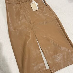 Elie Tahari Tan and Gray Skirt